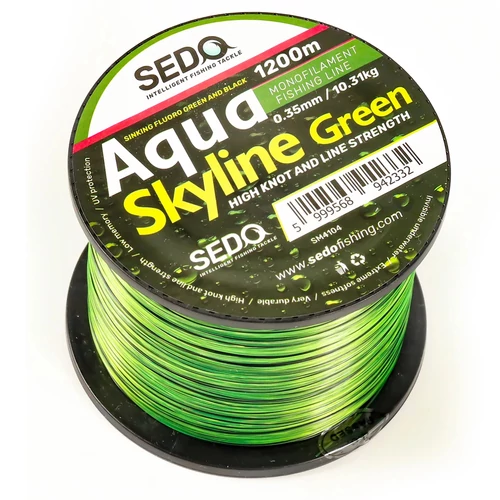 SEDO Aqua Skyline Green 1200 Méter Monofil Horgász Zsinór - 0.25mm 6.45kg - Image 5