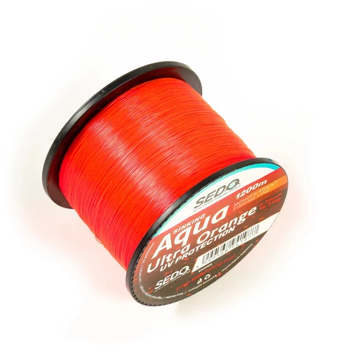 SEDO Aqua Ultra Orange 1200 Méter Monofil Horgász zsinór - 0.28mm 7.62kg - Image 2