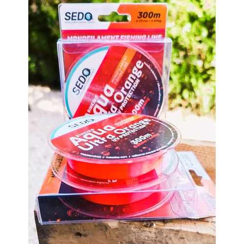 SEDO Aqua Ultra Orange 300 Méter Monofil Horgász zsinór - 0.35mm 10.31kg - Image 6