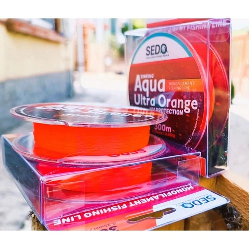 SEDO Aqua Ultra Orange 300 Méter Monofil Horgász zsinór - 0.35mm 10.31kg - Image 5