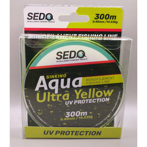 SEDO Aqua Ultra Yellow 300 Méter Monofil Horgász zsinór - 0.20mm 3.91kg - Image 3