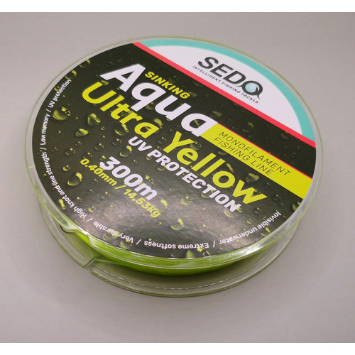 SEDO Aqua Ultra Yellow 300 Méter Monofil Horgász zsinór - 0.225mm 5.15kg - Image 7