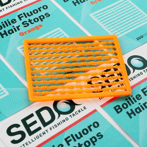 SEDO Boilie Fluoro Hair Stops - Flouro Narancs - Image 5