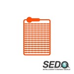 SEDO Boilie Mini Fluoro Hair Stops - Flouro Narancs - Image 3