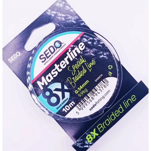 SEDO Masterline 8X Special Braid Line – Black Edition - 10m - 0.10mm 6.2kg 10m - Image 8
