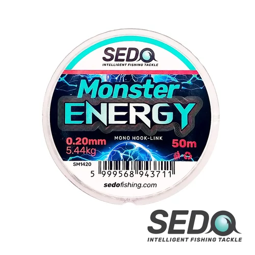 SEDO Monster Energy Monofil előkezsinór - 50m - 0.30mm 11.91Kg 50m - Image 2