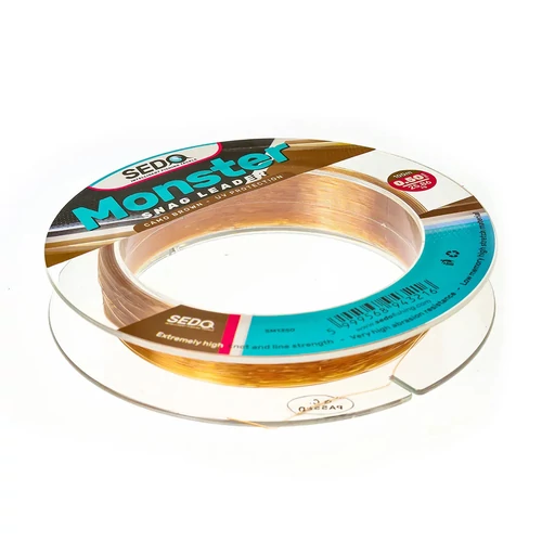 SEDO Monster Snag Leader - Camo Brown 100 Méter - 0.50mm 25.86kg - Image 4