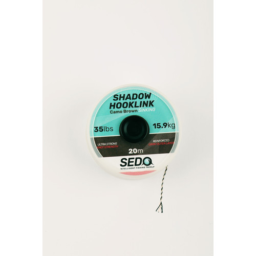 SEDO Shadow Hooklink - Fonott Előke Zsinór - Camo Brown 25lbs - 11.3kg 20m - Image 4