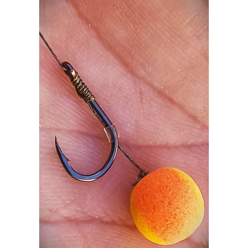 SEDO Ultra Wide Barbless Feeder - Előkötött Szakáll Nélküli Feeder Előke - 12-es 0.14mm fonott damil - 10mm tüske - Image 5