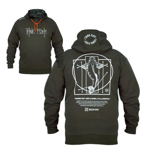 SONIK HOODY M BY THINK FISHY ART PULÓVER