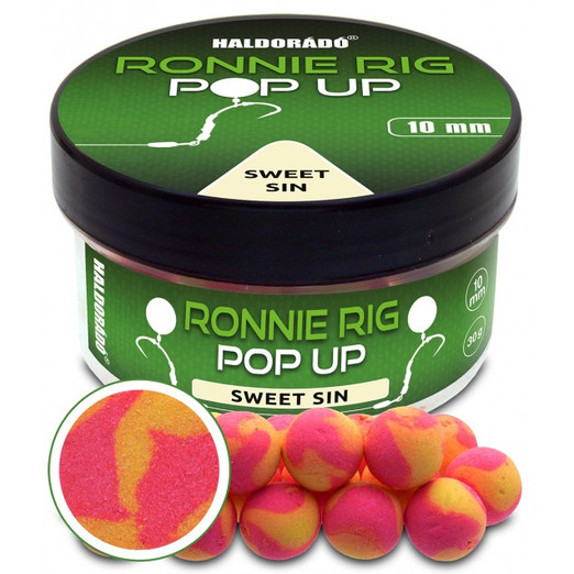 Haldorádó Ronnie Rig Pop Up - Sweet Sin 10mm, csalizó bojli 30g