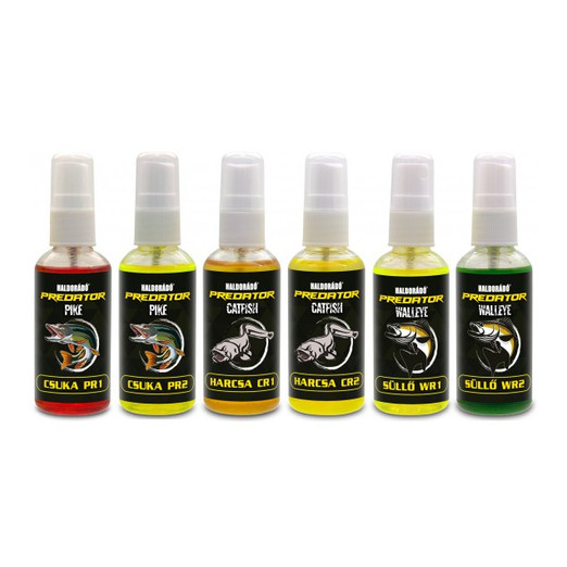 Haldorádó Predator ragadozó aroma spray - Mix-6 (6 íz egy dobozban)