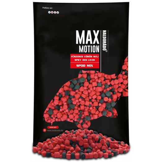Haldorádó Max Motion Spod Mix - Fűszeres Vörös Máj, etetőanyag 750g