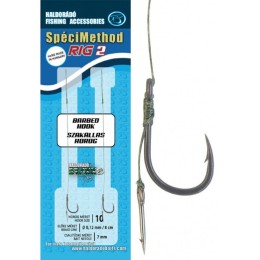 Haldorádó SpéciMethod Rig2 Braid 7mm #10 Barbed, előkötött horog 2 db/csg