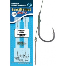 Haldorádó SpéciMethod Rig4 Braid 15mm #6 Barbed, előkötött horog 2 db/csg