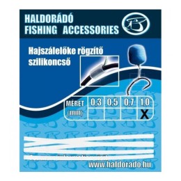 Haldorádó Hajszálelőke rögzítő szilikoncső 10mm, 5 db/csg