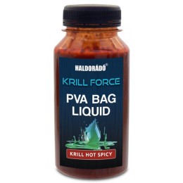 Haldorádó Krill Force PVA Bag Liquid - Krill Hot Spicy aroma, 180ml