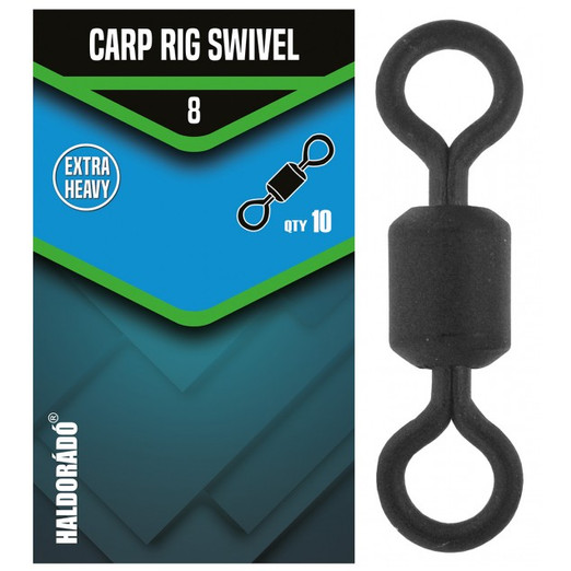 Haldorádó Carp Rig Swivel #8 - Univerzális, erős pontyos forgó 10 db/csg