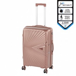 TraveLux Endure közepes bőrönd keményfedeles 68x45x25 cm barackrózsaszín