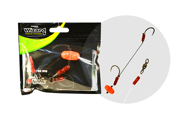 Wizard Monster Surface Livebait Double Monobraid RIG Harcsázó Előke - Image 2