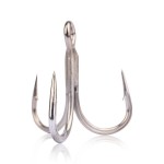Mustad UN Inline Treble - 5X Strong Titan Steel Hármashorog - Image 3