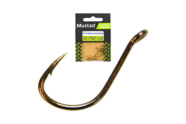 Mustad Ultra NP OUT Turned Eyed Feeder Horog - Image 3