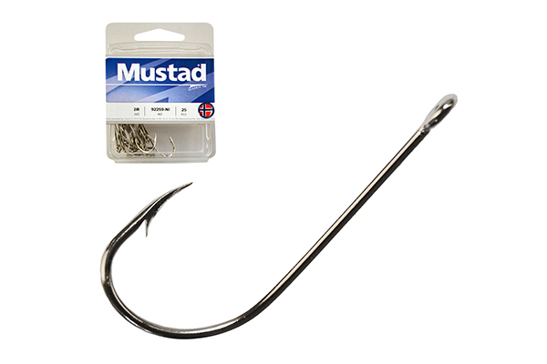 Mustad Long Shank Beak Nickel Horog - Image 3