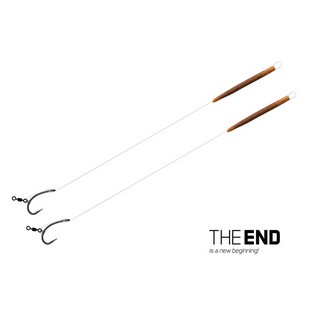 Delphin THE END D-rig Kötött Horog / 2db, 20 CM / 17lbs - Image 2