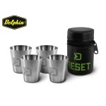 Rozsdamentes Acél Pohár Készlet Delphin Reset 4in1 4x30 ML - Image 2