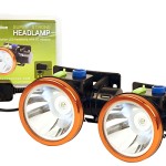 Outdoor Szupererős Fejlámpa DC Adapterrel Duopack