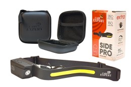 Carp Expert Side PRO Fejlámpa Kemény Tokkal