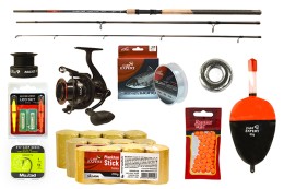 Carp Expert Silver Carp Power Float 3.9m Busázó úszós Szett Tablettával ÉS Szerelékkel