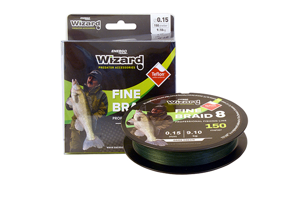 L&K Fine Braid 8 Sötétzöld Fonott Zsinór 150m