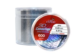Carp Expert NEO 3D Camouflage Grey+ Black Monofil Zsinór