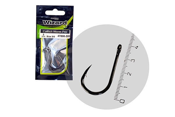 Wizard Catfish Worm PRO Brazed Harcsázó Horog