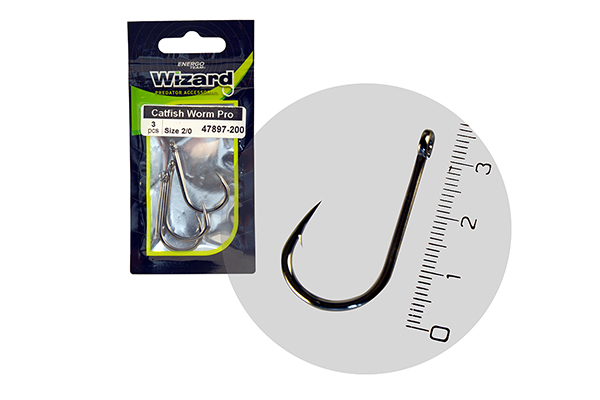 Wizard Catfish Worm PRO Harcsázó Horog