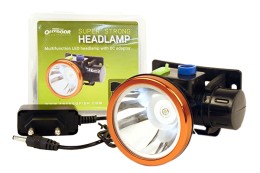 Outdoor Szupererős Fejlámpa DC Adapterrel