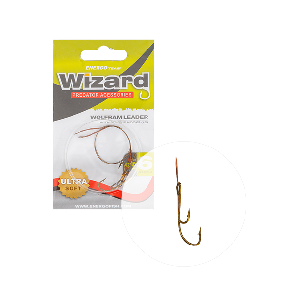 Wizard Szerelt Wolfram Előke Kétágú Horoggal