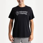 Adventer & Fishing Rövid Ujjú Póló Black