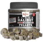 Carp Zoom Pre-drilled Black Halibut Pellets Fúrt Horogpellet 120g