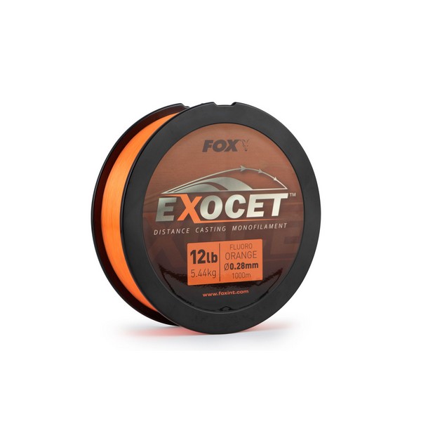 FOX Exocet Fluoro Orange Mono Zsinór 1000m