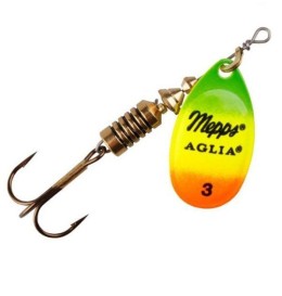 Mepps Körforgó Villantó Aglia Fluo Tiger/arany