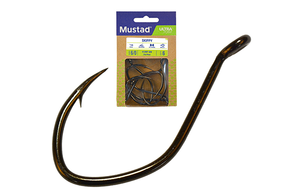 Mustad Ultra NP Single Catfish, Black Nickel Horog