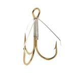 Mustad Weedless Treble Bronze Elakadásmentes Hármashorog