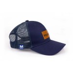 Mustad Grey Trucker Woven Patch Baseball Sapka