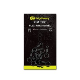 Ridgemonkey Rm-tec Flexi Ring Swivel Karikás Forgó 10db/csomag