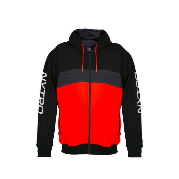 Nytro Zipped Hoody Tri-color Pulóver
