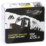 Mikado premium coated braid camo brown 25lbs 10m