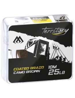Mikado premium coated braid camo brown 25lbs 10m