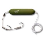Climax Cult Catfish Rig Worm Combi Rig 180cm 54kg 7/0 2/0 előkötött szerelék